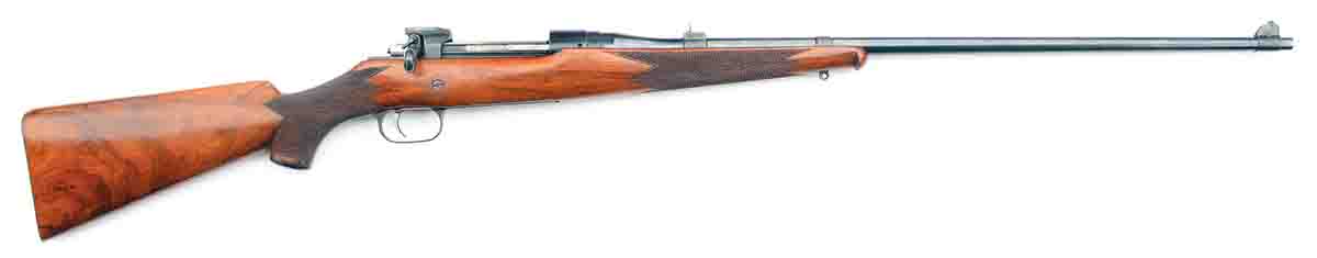 The Ross Model 1910 .280 Ross was the popular hunting rifle of its day. Manufactured in Quebec, Canada, it equaled the bolt actions of London in its quality and workmanship. Sir Charles Ross’ .280 actions were proofed to a level of 28 tons.